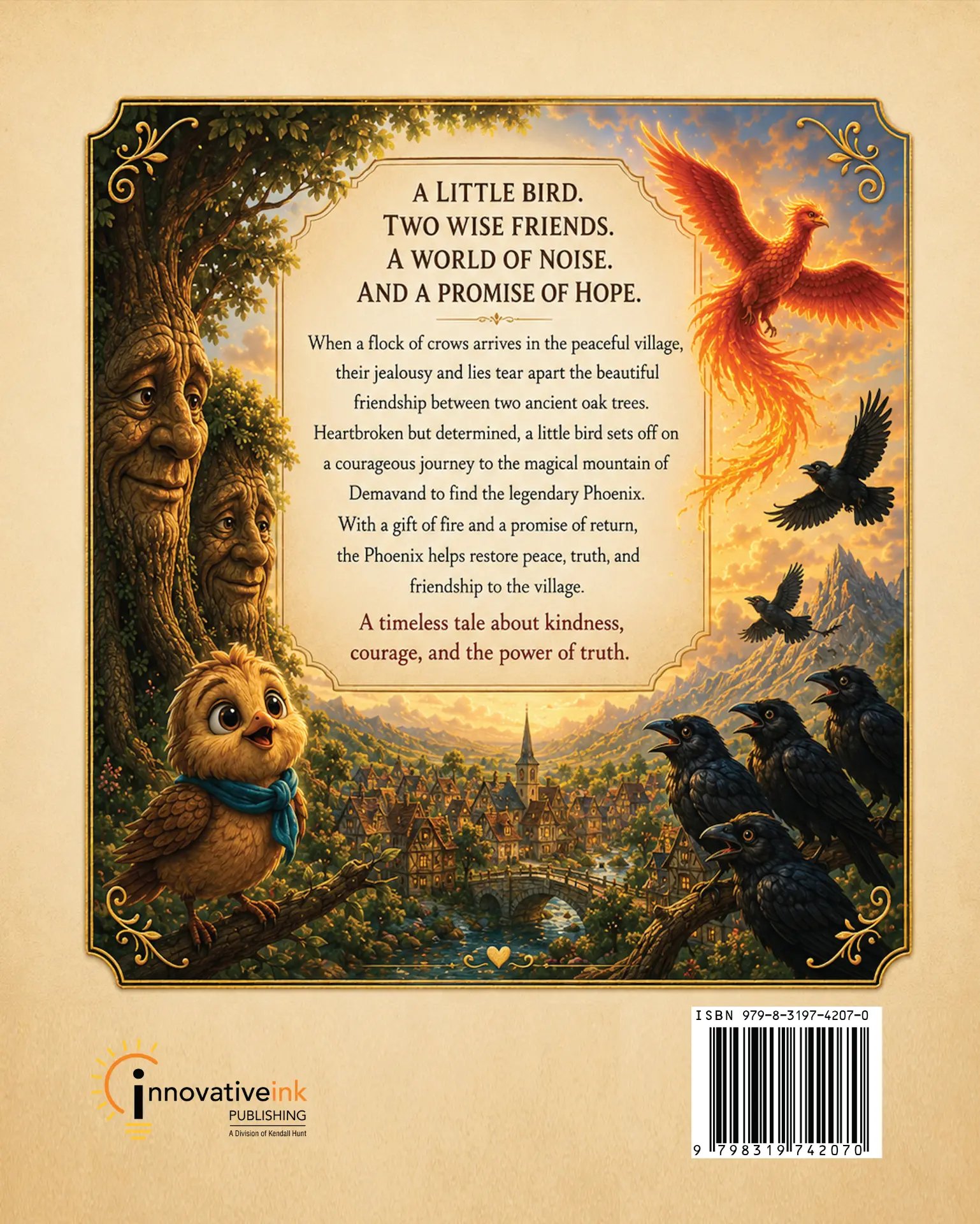 Back cover of The Crows