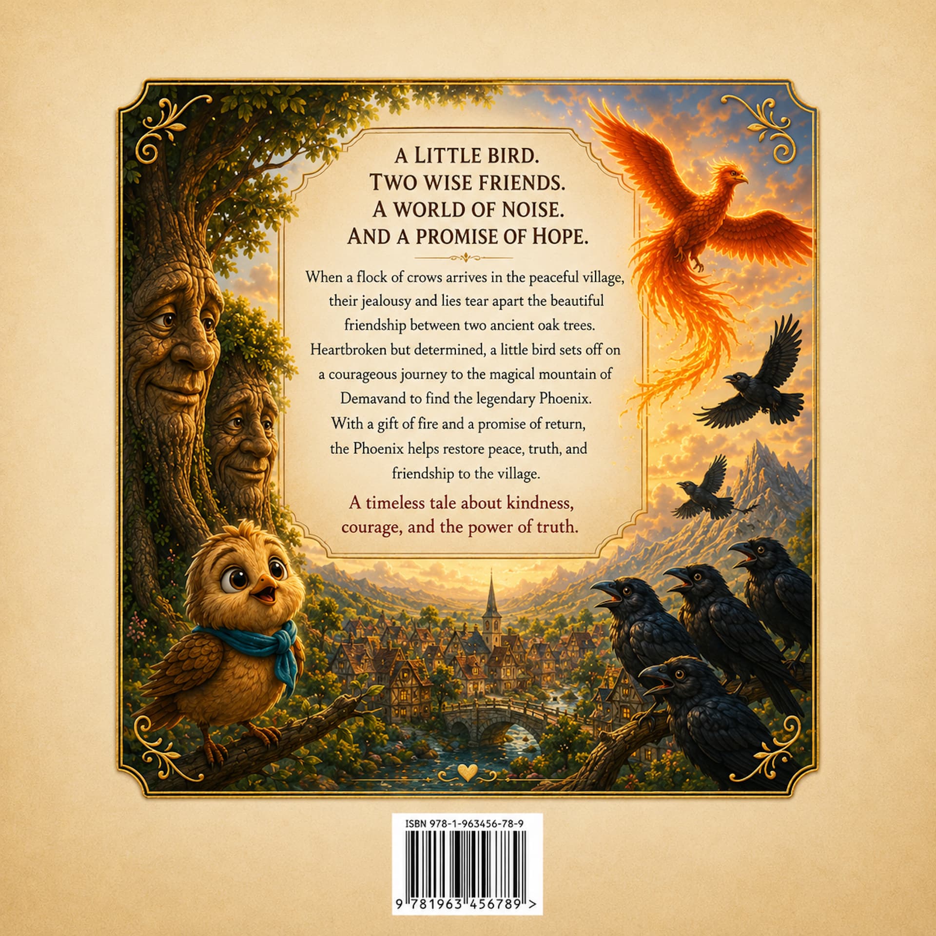 Back cover of The Crows